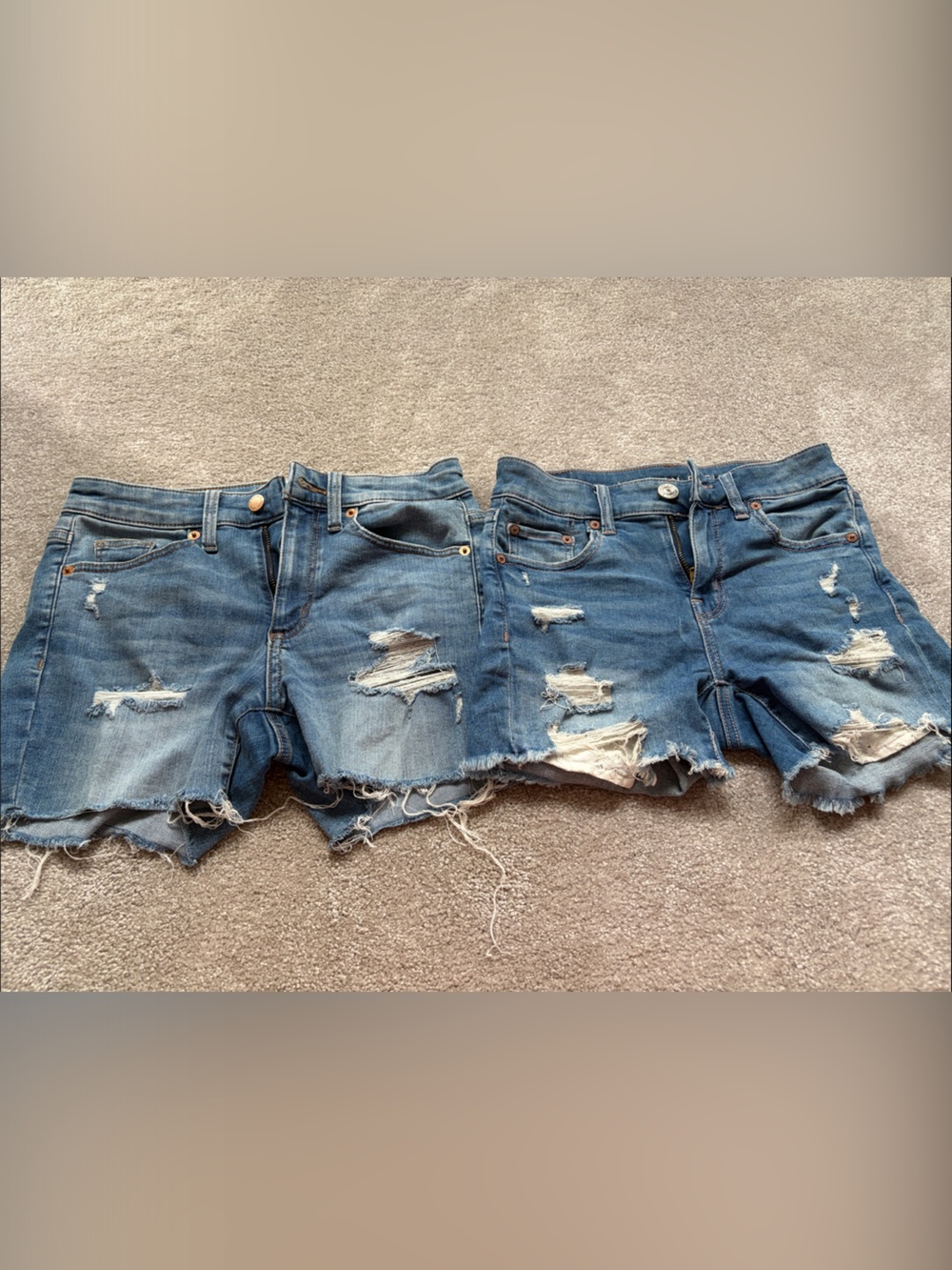 American Eagle Outfitters and Universal Threads Medium Blue Denim Shorts